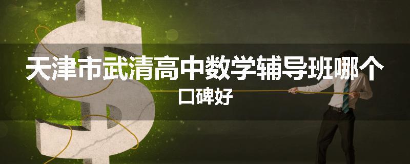 天津市武清高中数学辅导班哪个口碑好