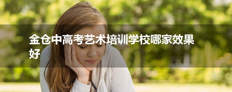 金仓中高考艺术培训学校哪家效果好