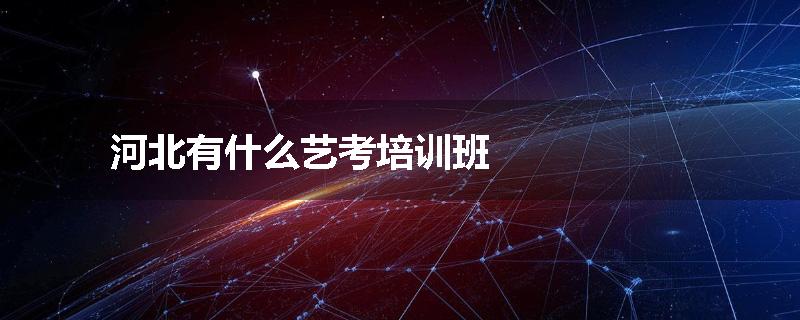 河北有什么艺考培训班