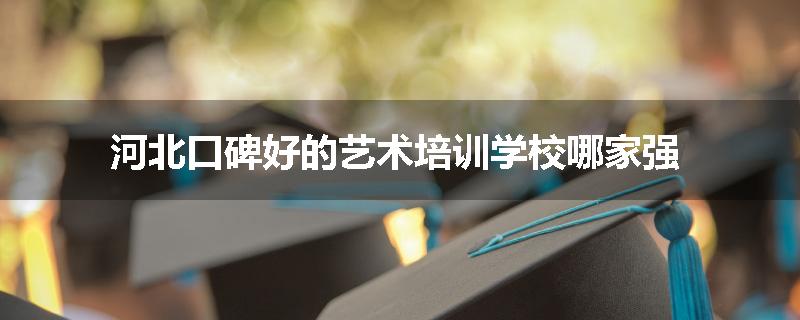 河北口碑好的艺术培训学校哪家强
