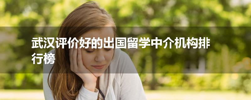 武汉评价好的出国留学中介机构排行榜