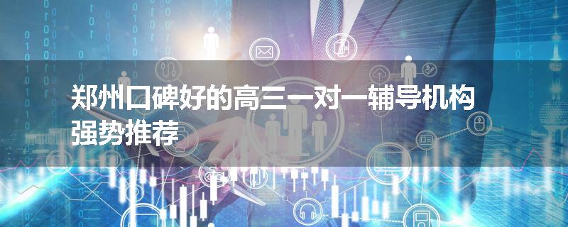 郑州口碑好的高三一对一辅导机构强势推荐