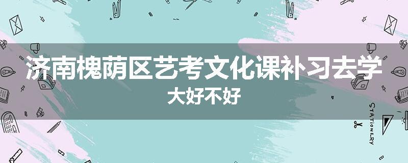 济南槐荫区艺考文化课补习去学大好不好