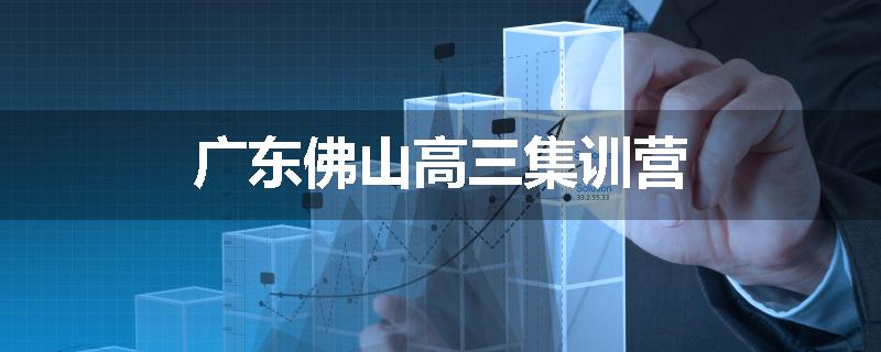 广东佛山高三集训营