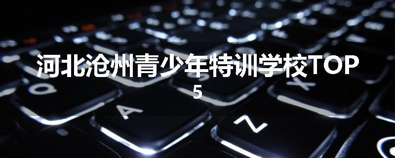 河北沧州青少年特训学校TOP5