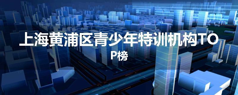上海黄浦区青少年特训机构TOP榜