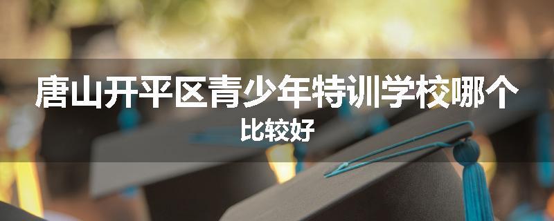 唐山开平区青少年特训学校哪个比较好