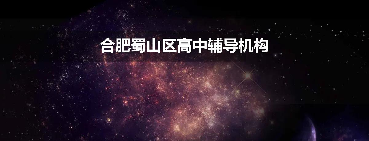 合肥蜀山区高中辅导机构