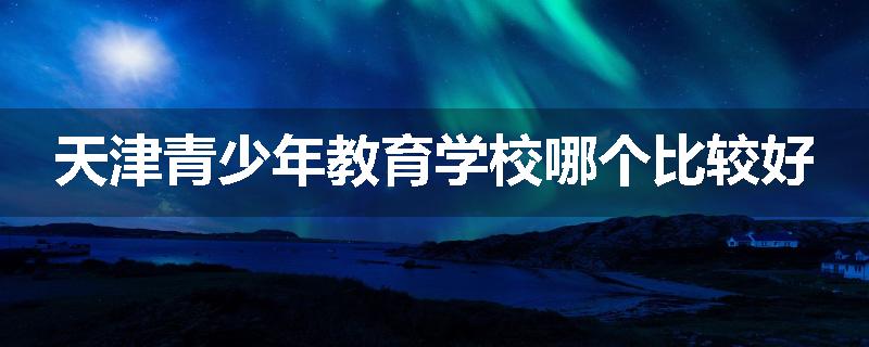 天津青少年教育学校哪个比较好