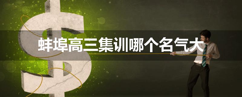 蚌埠高三集训哪个名气大
