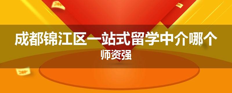 成都锦江区一站式留学中介哪个师资强