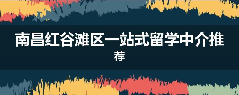 南昌红谷滩区一站式留学中介推荐