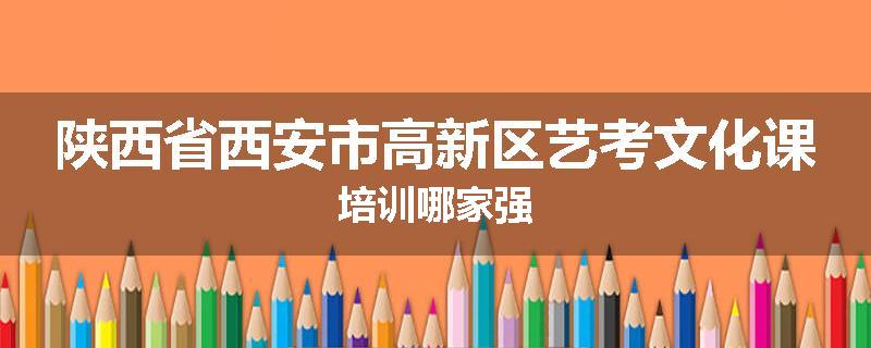 陕西省西安市高新区艺考文化课培训哪家强