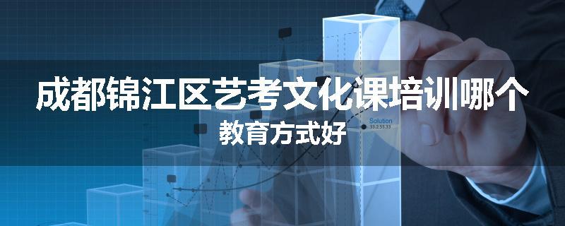 成都锦江区艺考文化课培训哪个教育方式好