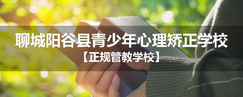 聊城阳谷县青少年心理矫正学校【正规管教学校】