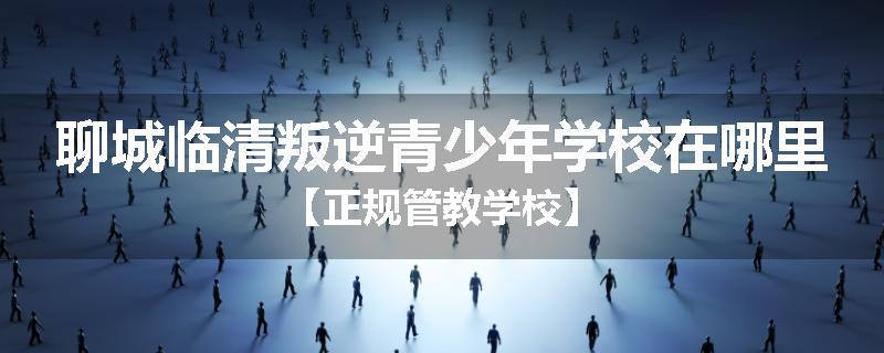 聊城临清叛逆青少年学校在哪里【正规管教学校】