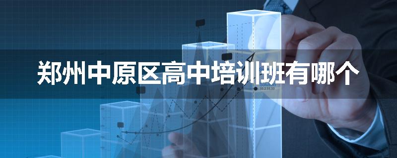 郑州中原区高中培训班有哪个