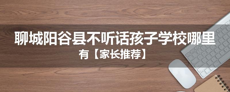 聊城阳谷县不听话孩子学校哪里有【家长推荐】