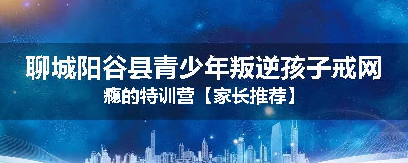 聊城阳谷县青少年叛逆孩子戒网瘾的特训营【家长推荐】