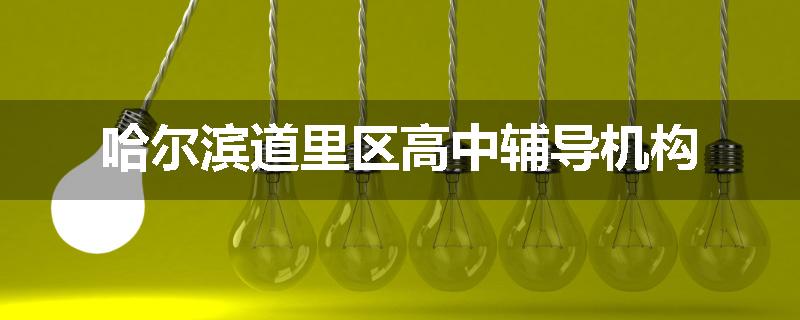 哈尔滨道里区高中辅导机构