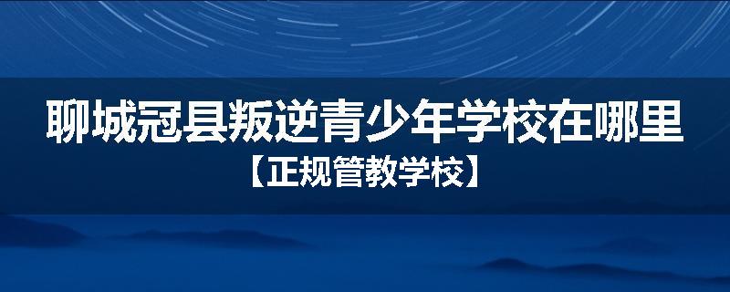 聊城冠县叛逆青少年学校在哪里【正规管教学校】