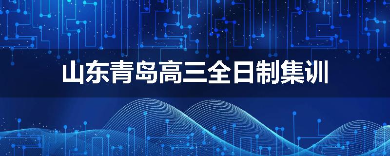 山东青岛高三全日制集训
