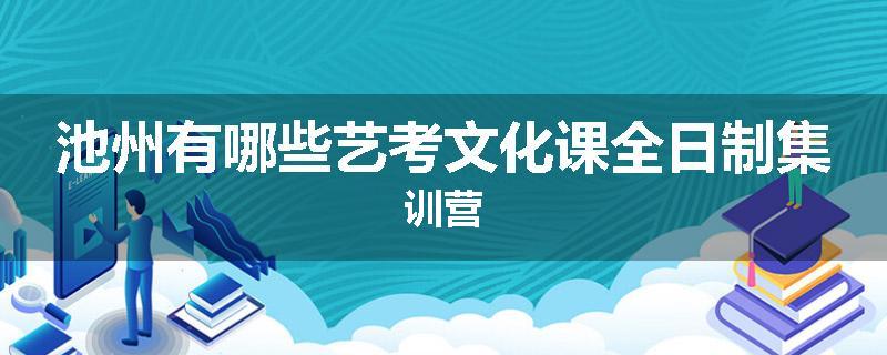 池州有哪些艺考文化课全日制集训营