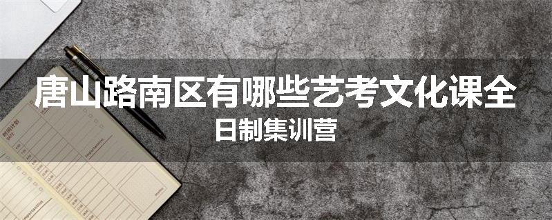 唐山路南区有哪些艺考文化课全日制集训营