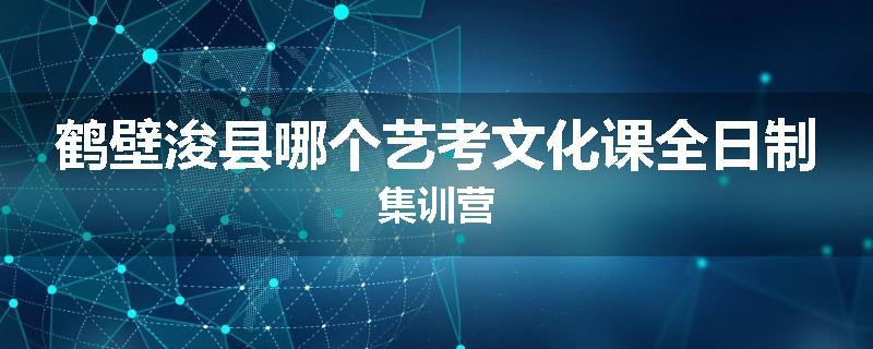 鹤壁浚县哪个艺考文化课全日制集训营