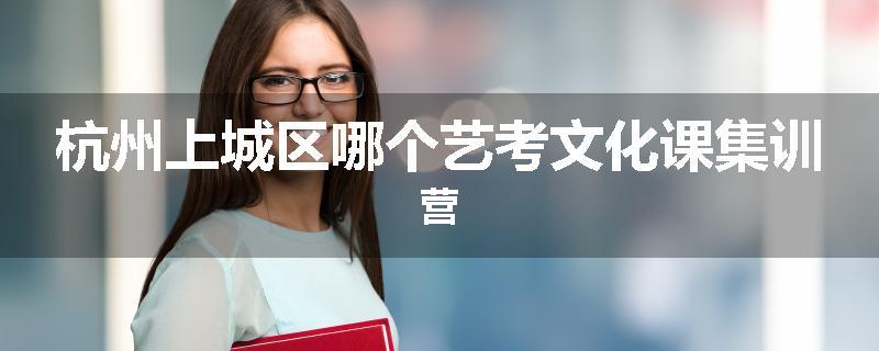 杭州上城区哪个艺考文化课集训营