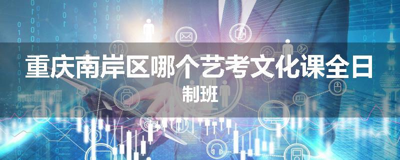 重庆南岸区哪个艺考文化课全日制班