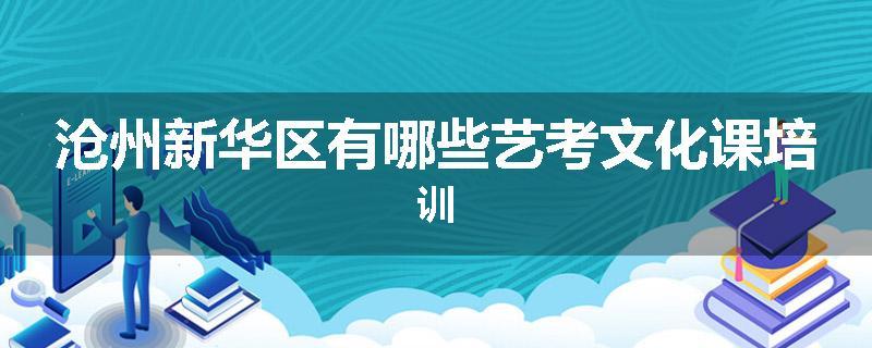 沧州新华区有哪些艺考文化课培训