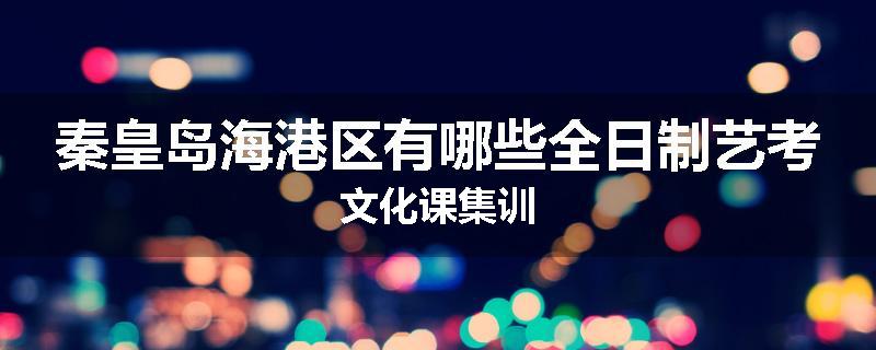 秦皇岛海港区有哪些全日制艺考文化课集训