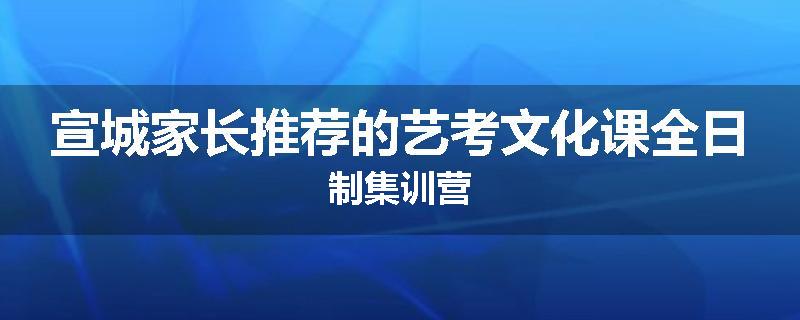 宣城家长推荐的艺考文化课全日制集训营