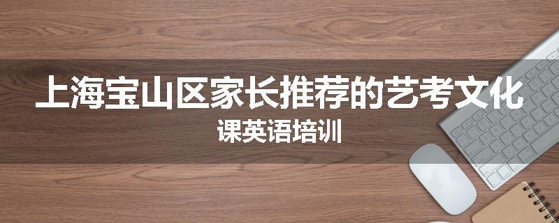 上海宝山区家长推荐的艺考文化课英语培训
