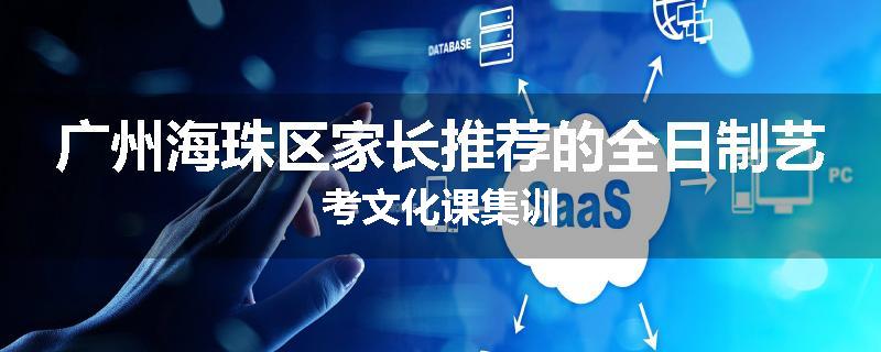 广州海珠区家长推荐的全日制艺考文化课集训