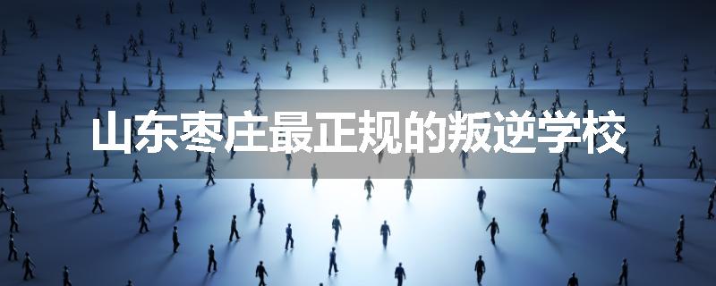 山东枣庄最正规的叛逆学校