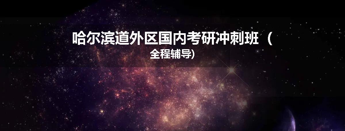 哈尔滨道外区国内考研冲刺班（全程辅导)