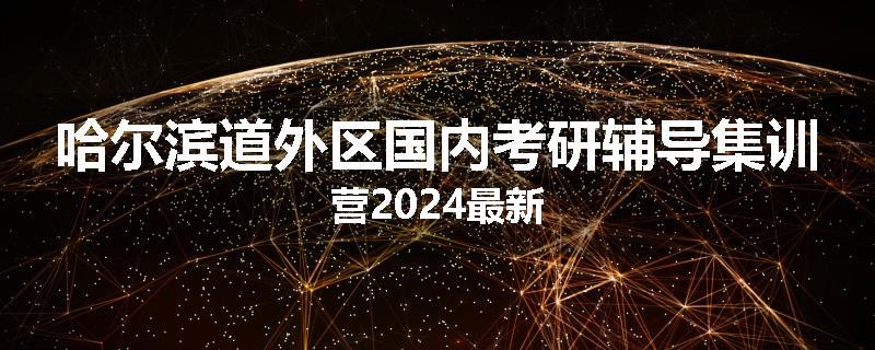 哈尔滨道外区国内考研辅导集训营2024最新