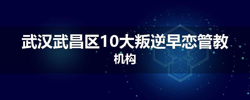 武汉武昌区10大叛逆早恋管教机构