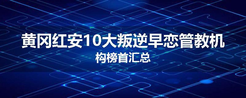 黄冈红安10大叛逆早恋管教机构榜首汇总