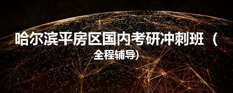 哈尔滨平房区国内考研冲刺班（全程辅导)