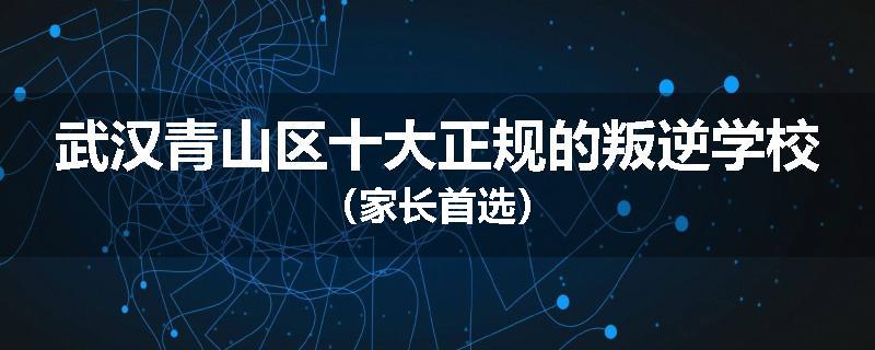 武汉青山区十大正规的叛逆学校（家长首选）