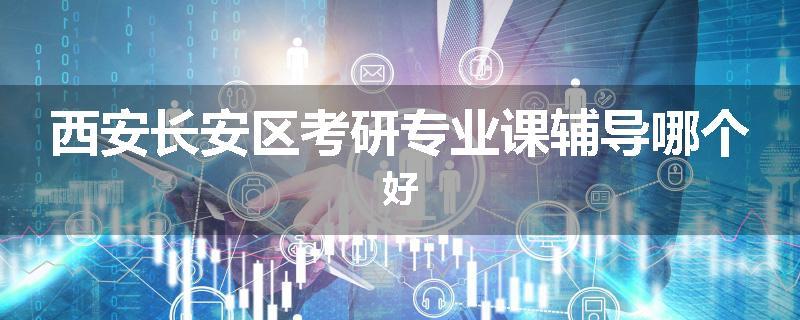 西安长安区考研专业课辅导哪个好