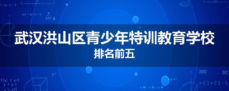 武汉洪山区青少年特训教育学校排名前五