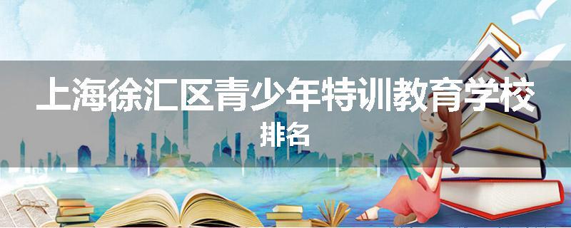 上海徐汇区青少年特训教育学校排名