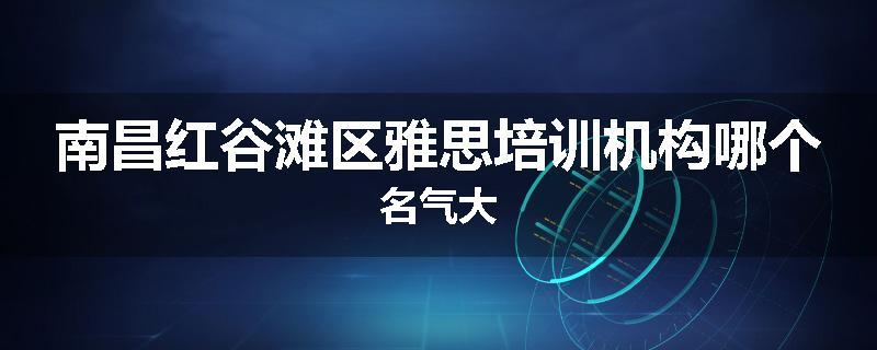 南昌红谷滩区雅思培训机构哪个名气大