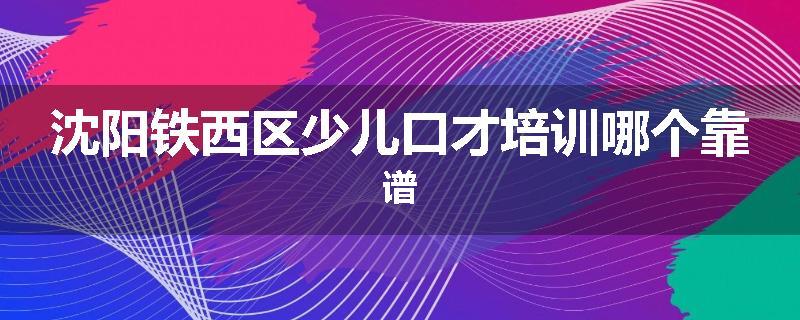 沈阳铁西区少儿口才培训哪个靠谱
