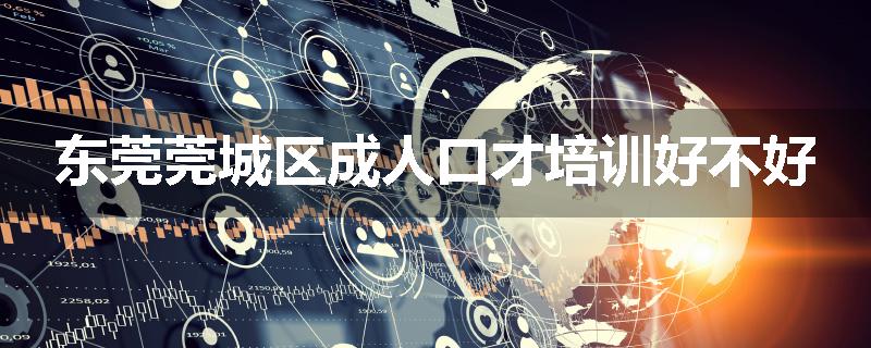 东莞莞城区成人口才培训好不好