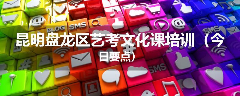昆明盘龙区艺考文化课培训（今日要点）
